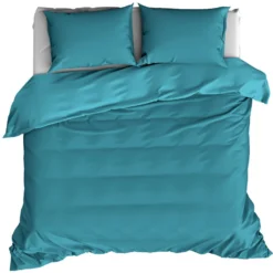 De Witte Lietaer Dekbedovertrek Katoen Satijn Olivia - 200 X 200/220 Cm - Groen