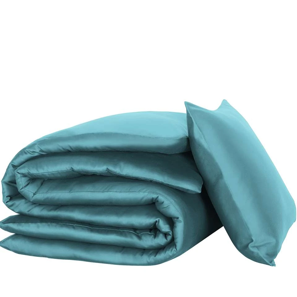 De Witte Lietaer Dekbedovertrek Katoen Satijn Olivia - 140 X 200/220 Cm - Groen 3 De Witte Lietaer Dekbedovertrek Katoen Satijn Olivia - 140 X 200/220 Cm - Groen - Afbeelding 3