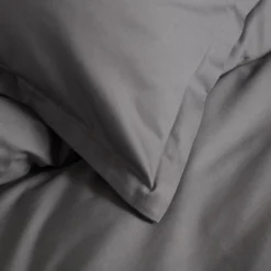 Cinderella Dekbedovertrek Satijn - 260x200/220 Cm - Antraciet -Beddengoed Winkel 1000030605 0102