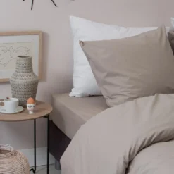 Cinderella Dekbedovertrek Weekend - Katoen - 260x200/220 Cm - Taupe -Beddengoed Winkel 1000030668 0102