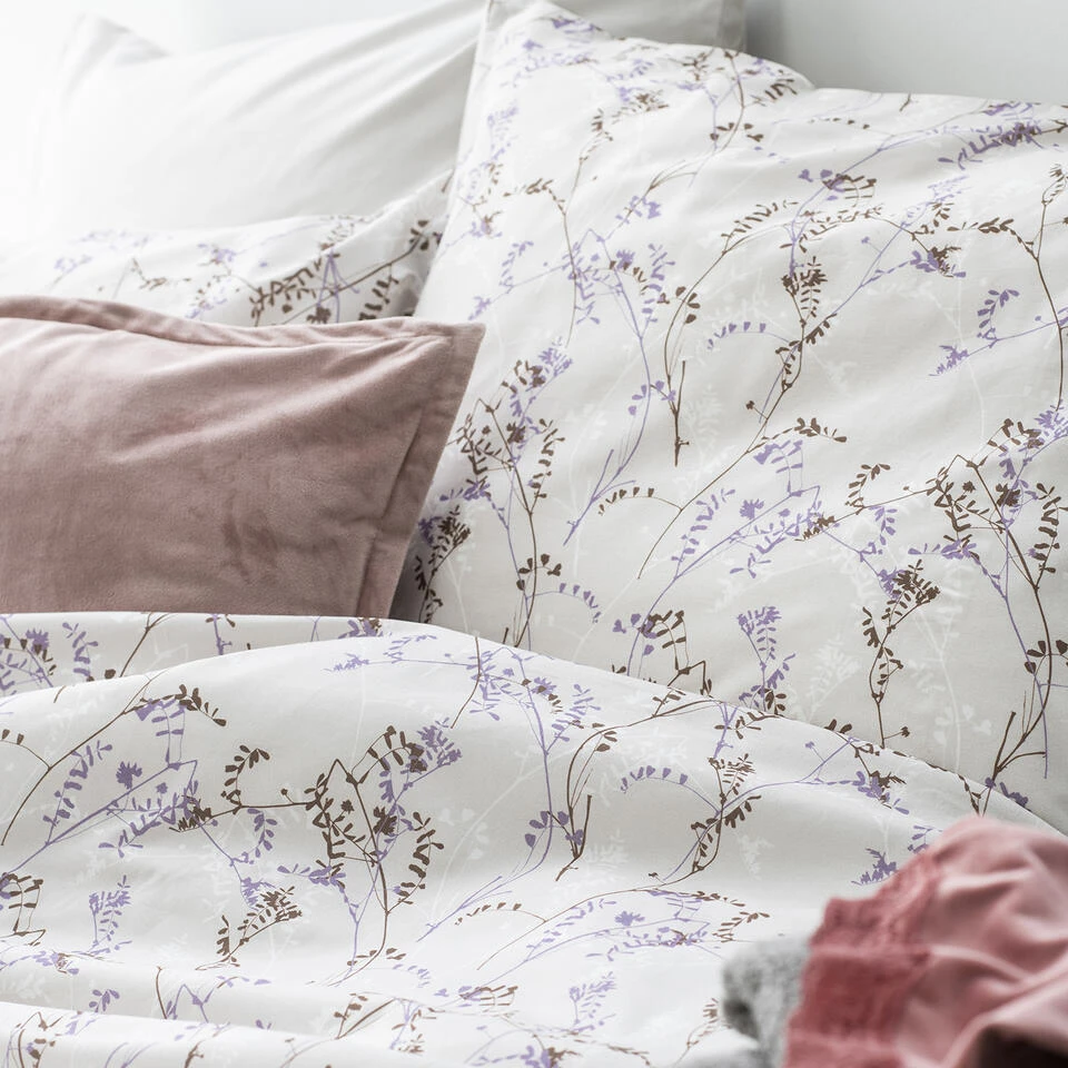 Cinderella Dekbedovertrek Sprig - Katoen - 240x200/220 Cm - Rose 3 Cinderella Dekbedovertrek Sprig - Katoen - 240x200/220 Cm - Rose - Afbeelding 3
