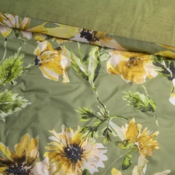 Cinderella Dekbedovertrek Cleo - Katoen - 200x200/220 Cm - Olive Green 5 Cinderella Dekbedovertrek Cleo - Katoen - 200x200/220 Cm - Olive Green -Beddengoed Winkel 1000030680 0102