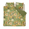 Cinderella Dekbedovertrek Cleo - Katoen - 200x200/220 Cm - Olive Green