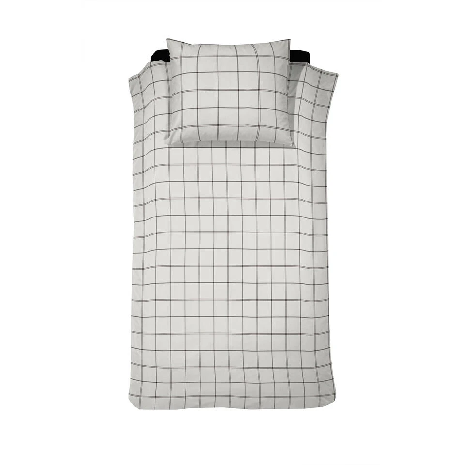 Cinderella Dekbedovertrek Kody - Flanel - 140x200/220 Cm - Off White 1 Cinderella Dekbedovertrek Kody - Flanel - 140x200/220 Cm - Off White