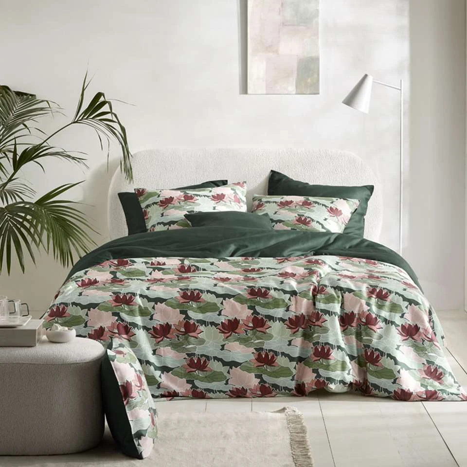 De Witte Lietaer Dekbedovertrek Koi - 240 X 220 Cm - Katoen Satijn 3 De Witte Lietaer Dekbedovertrek Koi - 240 X 220 Cm - Katoen Satijn - Afbeelding 3