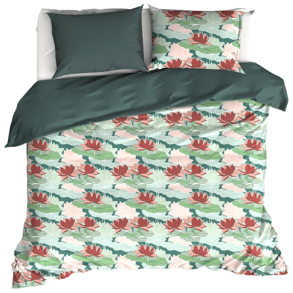 De Witte Lietaer Dekbedovertrek Koi - 240 X 220 Cm - Katoen Satijn 1 De Witte Lietaer Dekbedovertrek Koi - 240 X 220 Cm - Katoen Satijn