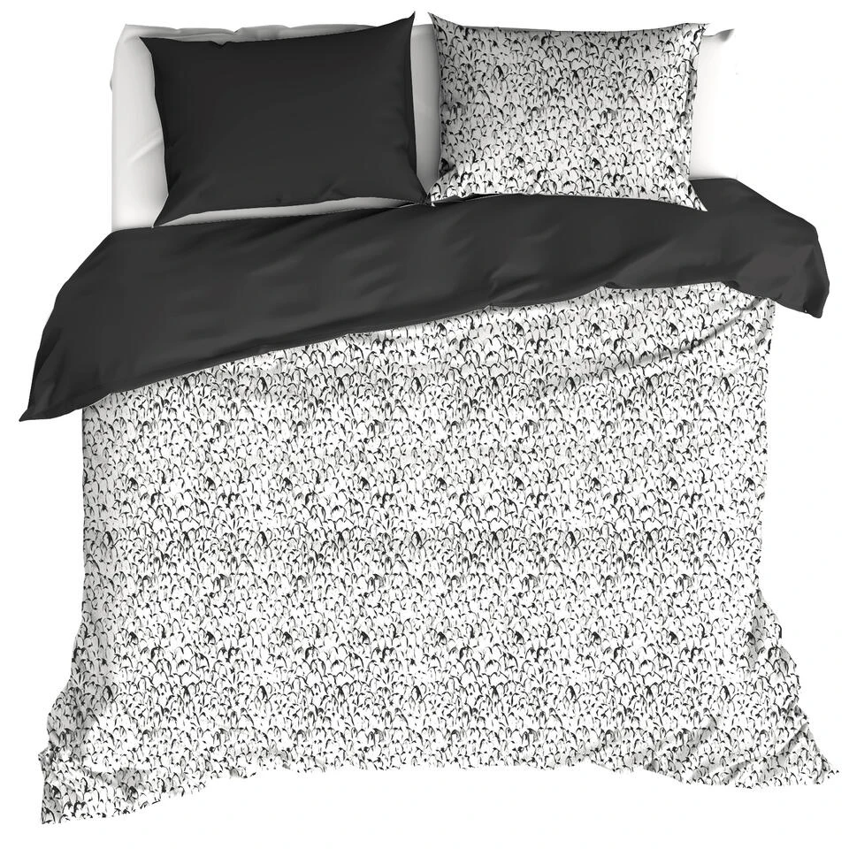 De Witte Lietaer Dekbedovertrek Waddle - 240 X 220 Cm - Katoen Satijn 1 De Witte Lietaer Dekbedovertrek Waddle - 240 X 220 Cm - Katoen Satijn