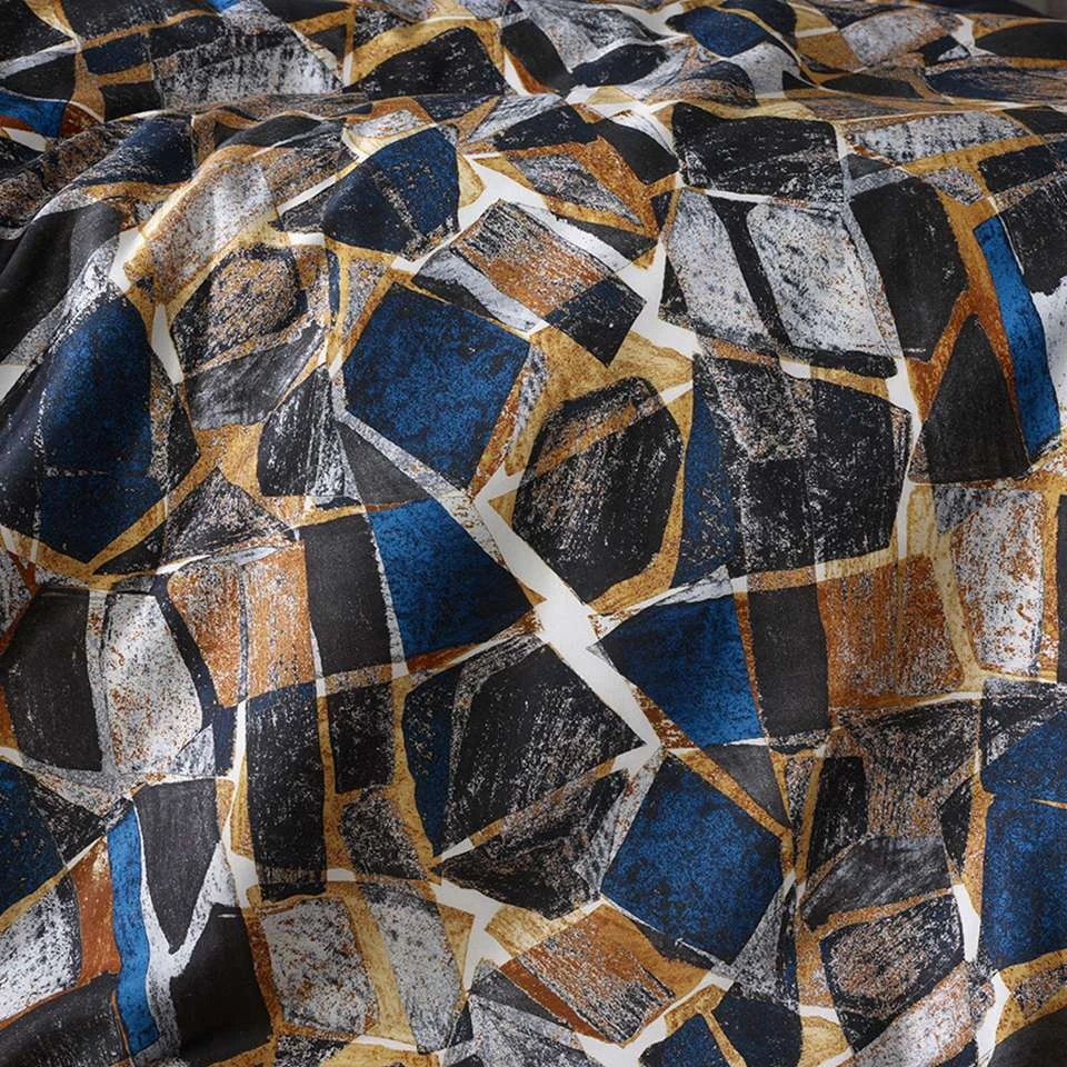 De Witte Lietaer Dekbedovertrek Valdez - 240 X 220 Cm - Katoen Satijn 2 De Witte Lietaer Dekbedovertrek Valdez - 240 X 220 Cm - Katoen Satijn - Afbeelding 2