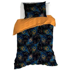 De Witte Lietaer Dekbedovertrek Peafowl - 140 X 200/220 Cm - Katoen Satijn