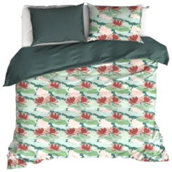 De Witte Lietaer Dekbedovertrek Koi - 200 X 200/220 Cm - Katoen Satijn