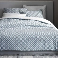 De Witte Lietaer Dekbedovertrek Katoen Satijn Azulejos - 140 X 200/220 Cm -Beddengoed Winkel 1000032020 0102