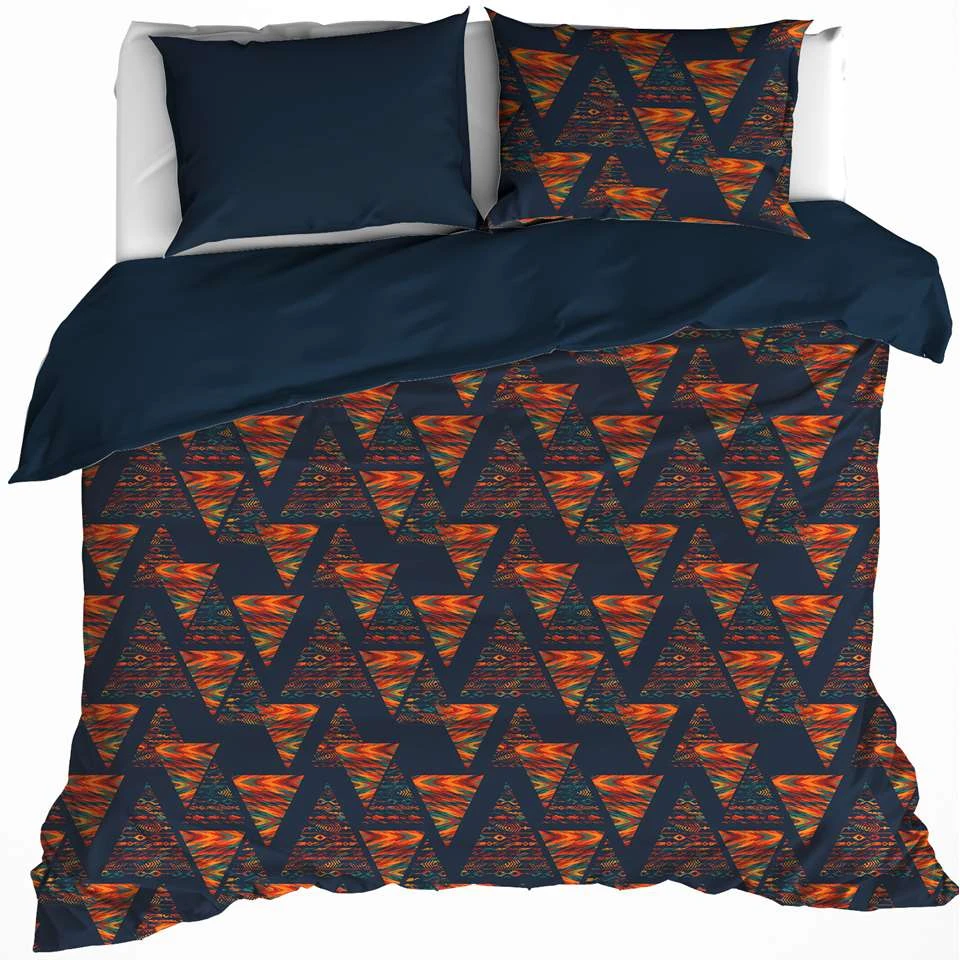 De Witte Lietaer Dekbedovertrek Caspian Eclipse - 240 X 220 Cm - Katoen Flanel 1 De Witte Lietaer Dekbedovertrek Caspian Eclipse - 240 X 220 Cm - Katoen Flanel