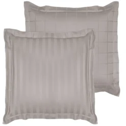 De Witte Lietaer Dekbedovertrek Katoen Satijn Zygo - 140 X 220 Cm - Taupe -Beddengoed Winkel 1000032030 0103