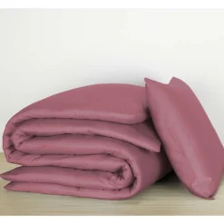 De Witte Lietaer Dekbedovertrek Katoen Satijn Olivia - 140 X 200/220 Cm - Roze -Beddengoed Winkel 1000032049 0103