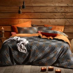 De Witte Lietaer Dekbedovertrek Frostine - 260 X 240 Cm - Katoen Flanel -Beddengoed Winkel 1000032054 0102