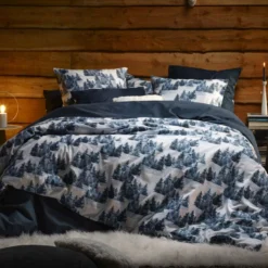 De Witte Lietaer Dekbedovertrek North Eclipse - 240 X 220 Cm - Katoen Flanel 5 De Witte Lietaer Dekbedovertrek North Eclipse - 240 X 220 Cm - Katoen Flanel -Beddengoed Winkel 1000032061 0102