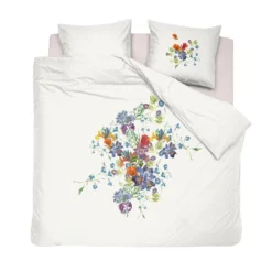 Cinderella Dekbedovertrek Iris - Satijn - 200x200/220 Cm - Off White