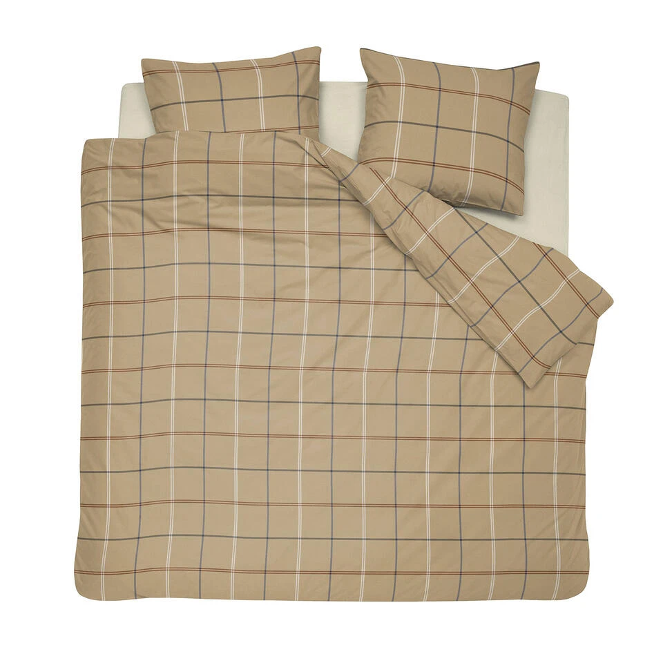 Cinderella Dekbedovertrek Rack - Katoen - 240x200/220 Cm - Camel 1 Cinderella Dekbedovertrek Rack - Katoen - 240x200/220 Cm - Camel