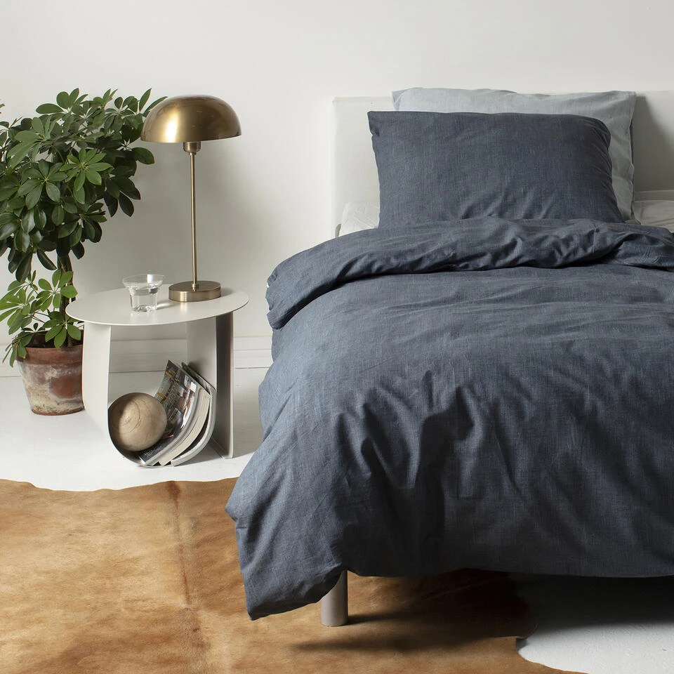 Cinderella Dekbedovertrek Lyn - Katoen - 140x200/220 Cm - Anthracite 2 Cinderella Dekbedovertrek Lyn - Katoen - 140x200/220 Cm - Anthracite - Afbeelding 2