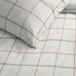 Cinderella Dekbedovertrek Gridde - Katoen - 200x200/220 Cm - Off White -Beddengoed Winkel 1000034494 0102