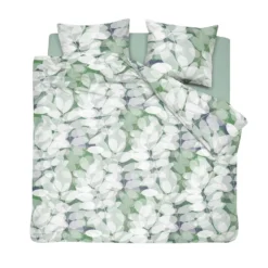 Cinderella Dekbedovertrek Levy - Satijn - 260x200/220 Cm - Green