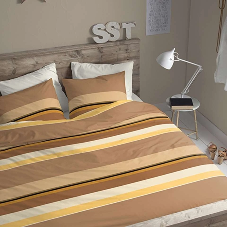 Cinderella Dekbedovertrek Flanel Cuba Caramel-1-persoons (140 X 200/220 Cm) 4 Cinderella Dekbedovertrek Flanel Cuba Caramel-1-persoons (140 X 200/220 Cm) - Afbeelding 4