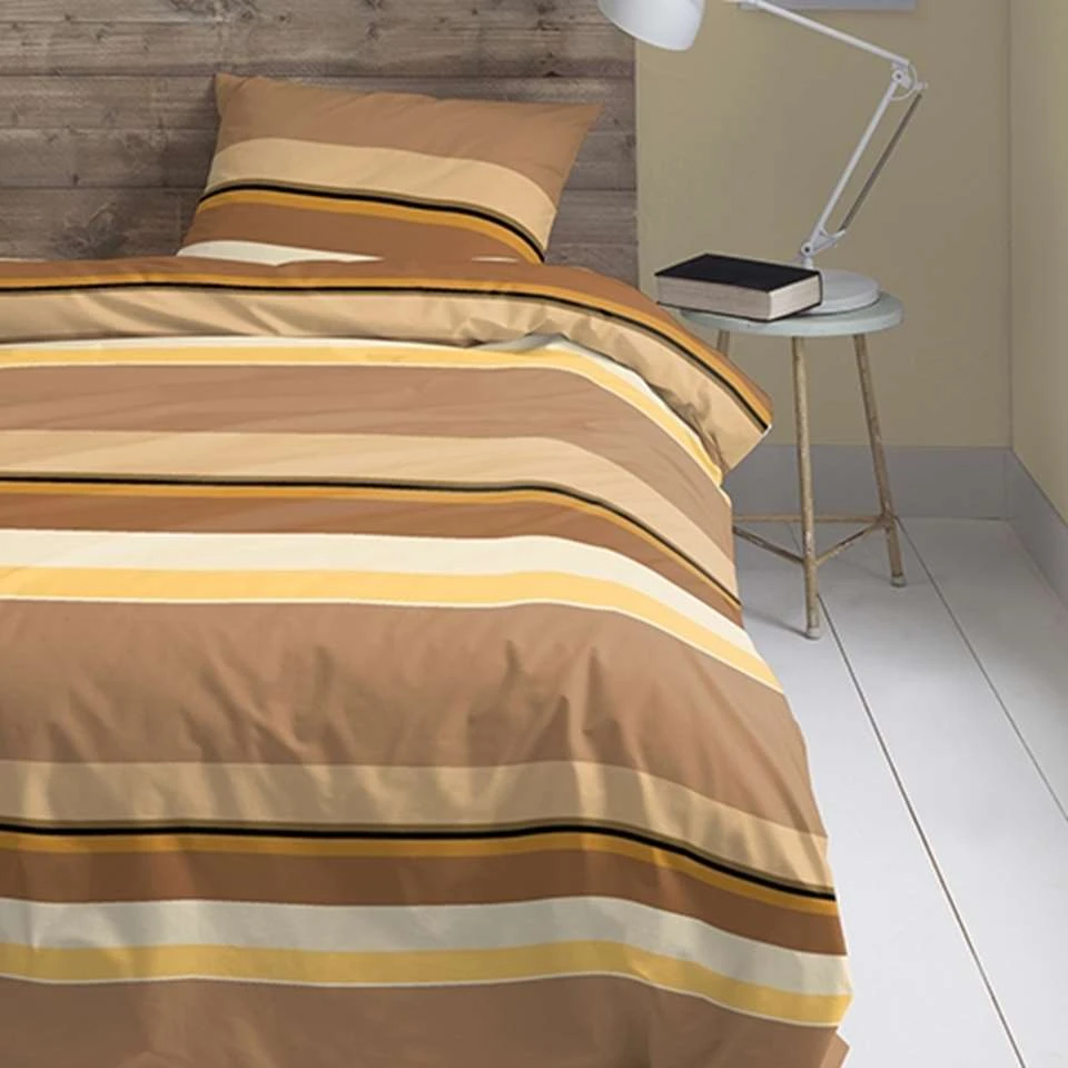 Cinderella Dekbedovertrek Flanel Cuba Caramel-2-persoons (200 X 200/220 Cm) 3 Cinderella Dekbedovertrek Flanel Cuba Caramel-2-persoons (200 X 200/220 Cm) - Afbeelding 3