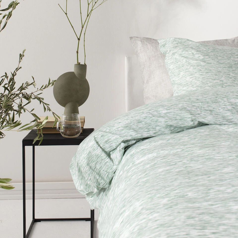 Cinderella Dekbedovertrek Tangle - Katoen - 240x200/220 Cm - Green 3 Cinderella Dekbedovertrek Tangle - Katoen - 240x200/220 Cm - Green - Afbeelding 3