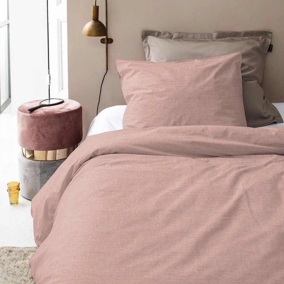 Cinderella Dekbedovertrek Lyn - Katoen - 140x200/220 Cm - Pink 2 Cinderella Dekbedovertrek Lyn - Katoen - 140x200/220 Cm - Pink - Afbeelding 2