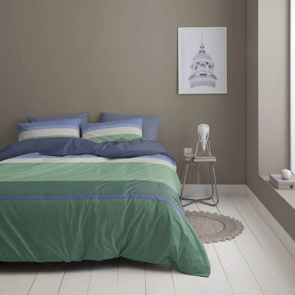 Cinderella Dekbedovertrek Jetty - Katoen - 260x200/220 Cm - Navy 2 Cinderella Dekbedovertrek Jetty - Katoen - 260x200/220 Cm - Navy - Afbeelding 2