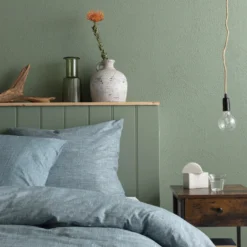 Cinderella Dekbedovertrek Lyn - Katoen - 240x200/220 Cm - Petrol -Beddengoed Winkel 1000034671 0103