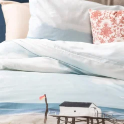 Cinderella Dekbedovertrek Ameland - Satijn - 140x200/220 Cm - Blue 7 Cinderella Dekbedovertrek Ameland - Satijn - 140x200/220 Cm - Blue -Beddengoed Winkel 1000035208 0103