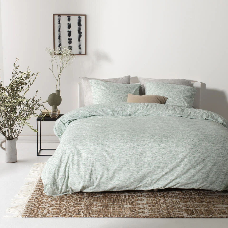 Cinderella Dekbedovertrek Tangle - Katoen - 200x200/220 Cm - Green 2 Cinderella Dekbedovertrek Tangle - Katoen - 200x200/220 Cm - Green - Afbeelding 2