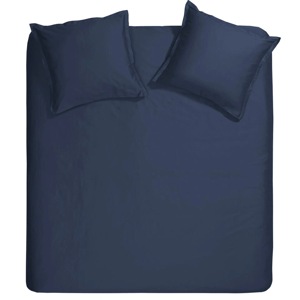 Cinderella Dekbedovertrek Sundays - Satijn - 260x200/220 Cm - Marine 1 Cinderella Dekbedovertrek Sundays - Satijn - 260x200/220 Cm - Marine
