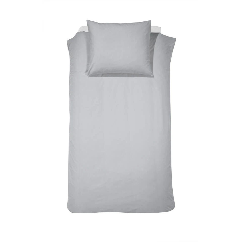 Cinderella Dekbedovertrek Friday - Polykatoen - 140x200/220 Cm - Light Grey 1 Cinderella Dekbedovertrek Friday - Polykatoen - 140x200/220 Cm - Light Grey