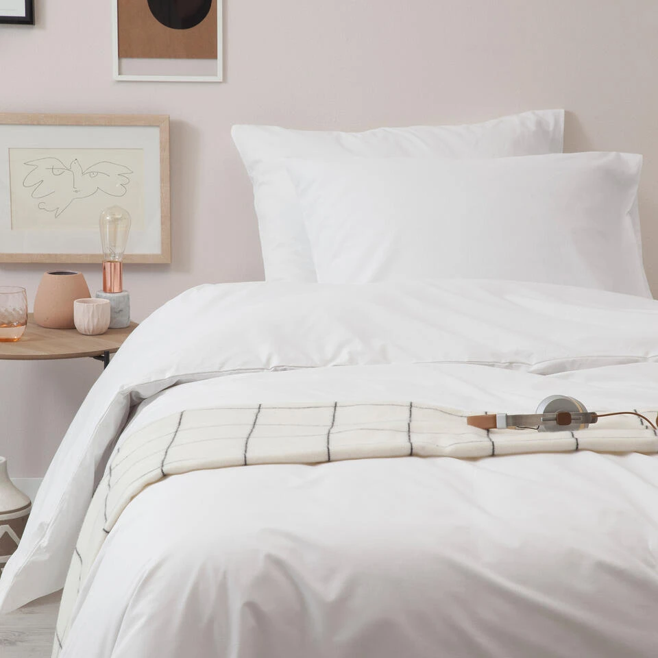 Cinderella Dekbedovertrek Friday - Polykatoen - 140x200/220 Cm - White 2 Cinderella Dekbedovertrek Friday - Polykatoen - 140x200/220 Cm - White - Afbeelding 2