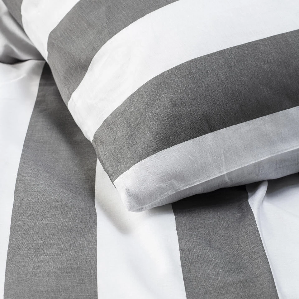 Cinderella Dekbedovertrek Jacky - Katoen - 260x200/220 Cm - Anthracite 3 Cinderella Dekbedovertrek Jacky - Katoen - 260x200/220 Cm - Anthracite - Afbeelding 3