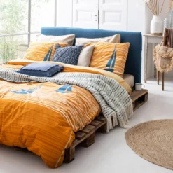 Cinderella Dekbedovertrek Boats - Katoen - 200x200/220 Cm - Burned Orange 6 Cinderella Dekbedovertrek Boats - Katoen - 200x200/220 Cm - Burned Orange -Beddengoed Winkel 1000042985 0102