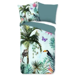 Pure Dekbedovertrek "Ava" - Mint - (240x220 Cm) 6 Pure Dekbedovertrek "Ava" - Mint - (240x220 Cm) -Beddengoed Winkel 1000051955 0102