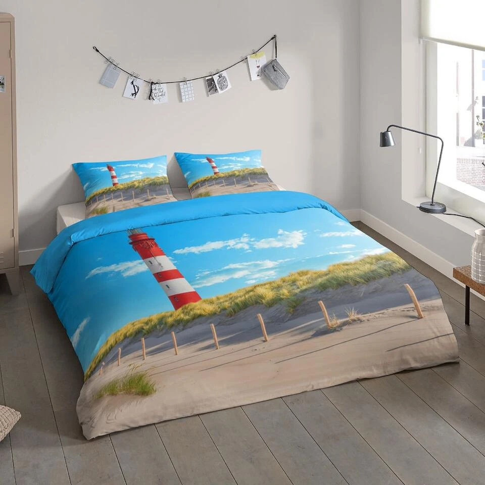 Pure Dekbedovertrek "Beach" - Multi - (140x220 Cm) 2 Pure Dekbedovertrek "Beach" - Multi - (140x220 Cm) - Afbeelding 2