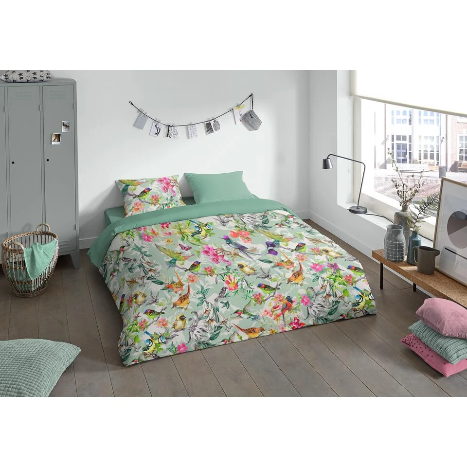 Pure Dekbedovertrek "Chambre" - Multi - (200x220 Cm) 2 Pure Dekbedovertrek "Chambre" - Multi - (200x220 Cm) - Afbeelding 2