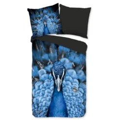 Pure Dekbedovertrek "Proud" - Blauw - (240x220 Cm) -Beddengoed Winkel 1000054832 0101