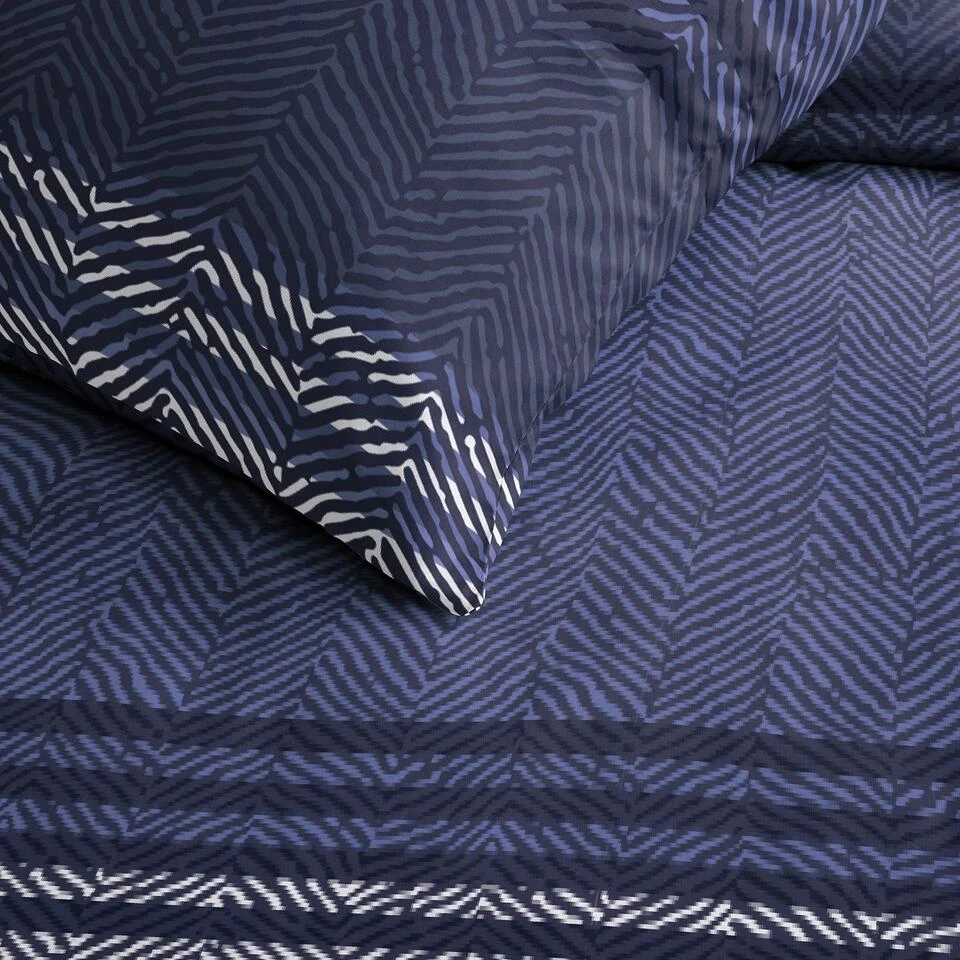 Cinderella Astor - Dekbedovertrek - Katoen - 140x200/220 Cm - Jeans Blue 3 Cinderella Astor - Dekbedovertrek - Katoen - 140x200/220 Cm - Jeans Blue - Afbeelding 3