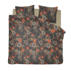 Cinderella Melanie - Dekbedovertrek - Katoen - 200x200/220 Cm - Anthracite 7 Cinderella Melanie - Dekbedovertrek - Katoen - 200x200/220 Cm - Anthracite -Beddengoed Winkel 1000055038 0100