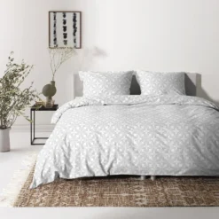 Cinderella Lilou - Dekbedovertrek - Satijn - 260x200/220 Cm - White -Beddengoed Winkel 1000055042 0104