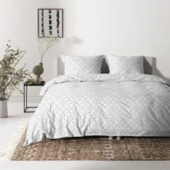 Cinderella Lilou - Dekbedovertrek - Satijn - 260x200/220 Cm - White