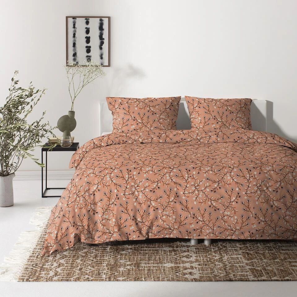 Cinderella Merel - Dekbedovertrek - Katoen - 240x200/220 Cm - Terra Rose 2 Cinderella Merel - Dekbedovertrek - Katoen - 240x200/220 Cm - Terra Rose - Afbeelding 2
