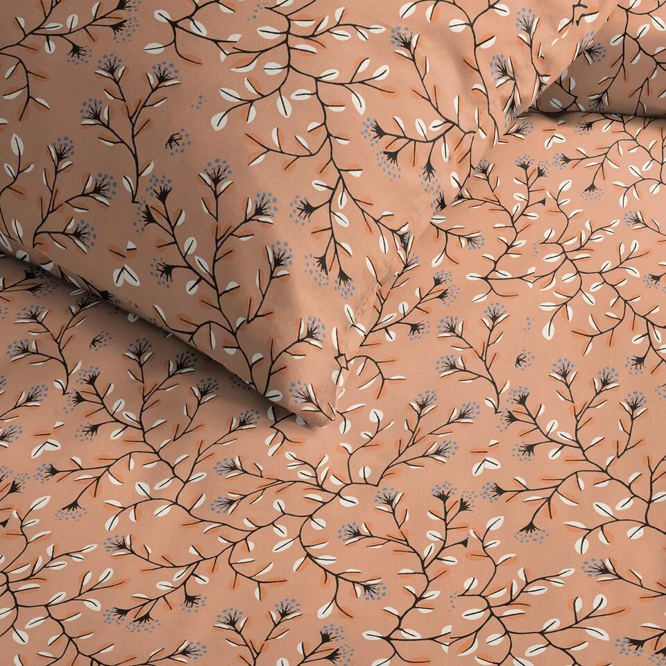 Cinderella Merel - Dekbedovertrek - Katoen - 240x200/220 Cm - Terra Rose 3 Cinderella Merel - Dekbedovertrek - Katoen - 240x200/220 Cm - Terra Rose - Afbeelding 3