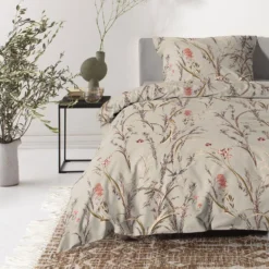 Cinderella Myrtle - Dekbedovertrek - Satijn - 200x200/220 Cm - Sand -Beddengoed Winkel 1000055111 0103