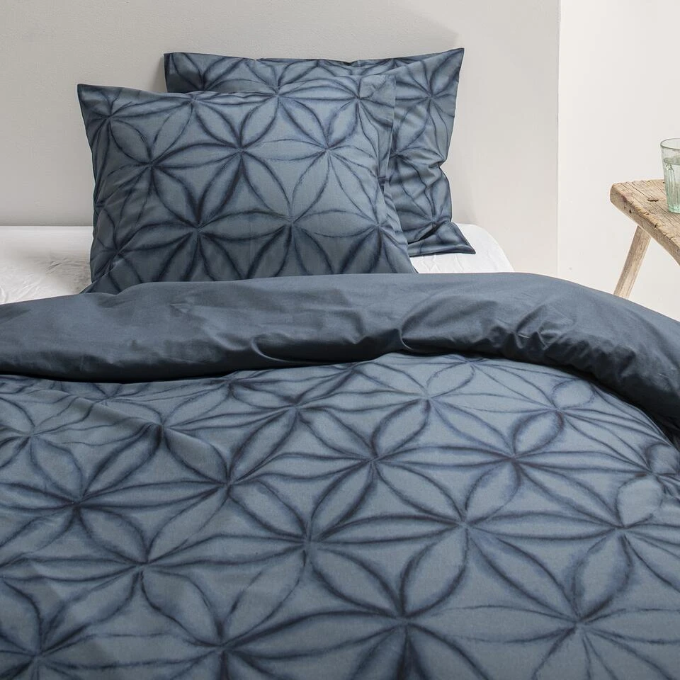 Cinderella Isolde - Dekbedovertrek - Katoen - 140x200/220 Cm - Blue 2 Cinderella Isolde - Dekbedovertrek - Katoen - 140x200/220 Cm - Blue - Afbeelding 2